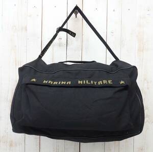 古着卸　ヨーロッパ仕入　買付 ＊イタリア海軍　MM 　Marina Militare Italiana ＊ボストンバック　BLK 大容量＊MARINA MILITARE　ロゴ