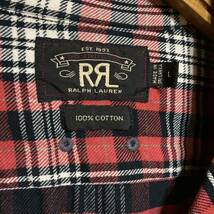 ジョニーデップ着用 RRL チェックシャツ L ダブルアールエル_画像5