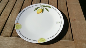 クイーン サンフルーツ レモンのお皿 27.5m：Queen’ｓ Fruits du soleil DINNER PLATE 27.5CM 王立園芸協会