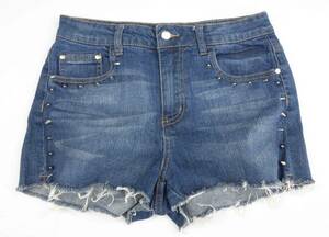 * free shipping * prompt decision *[ used beautiful goods ] Denim short pants [FOREVER21] SP2-10
