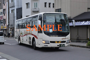 D-19[ bus photograph ]L version 3 sheets Okawa bus aero Ace height virtue Express Takamatsu station 