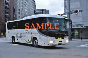 D-4[ bus photograph ]L version 2 sheets JR bus China ga-la... Dream Hakata number 