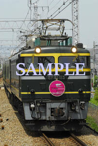 D【鉄道写真】Ｌ版２枚　EF81　24系　トワイライトエクスプレス