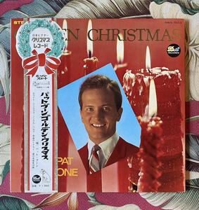 PAT BOONE 国内 帯付LP Christmas クリスマス パットブーン