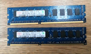 デスクトップPC用メモリ hynix PC3L-10600E DDR3 2GB 1GB×2本