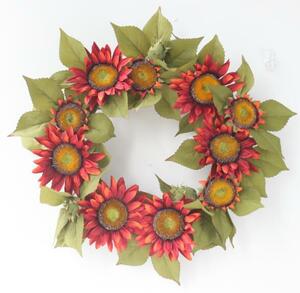  hand made * sunflower. lease *45cm** wall decoration *. shop decoration *