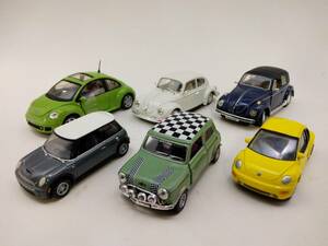 car-0056　 中古★1/43 フォルクスワーゲン ビートル VW Beetl 他 おまとめ6台