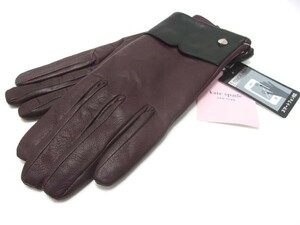  new goods *Kate spade Kate Spade * smartphone correspondence * leather glove * gloves *20cm* lining cashmere .* sheep leather 