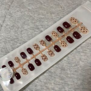ネイルチップ粘着グミ付