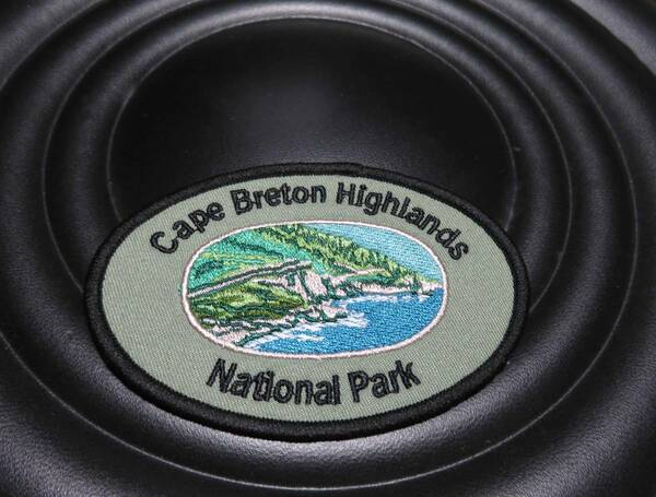唐草　楕円形◆新品未使用　カナダ ケープブレトン ハイランド国立公園 CANADA　Cape Breton Highlands National Park刺繍ワッペン