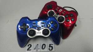 PS3 PlayStation PlayStation PlayStation game controller Horipad 3 turbo TURBO 2 piece set Red Bull - used 