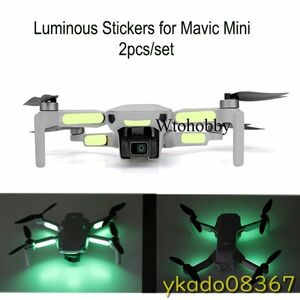 P1811: Mavic mini/mini 2 for fluorescence sticker equipment ornament .. Night flight sticker dji mini accessory for 