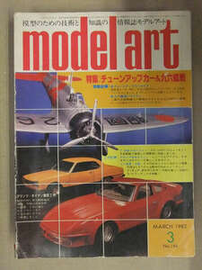 model art　モデルアート　1982年3月　No,194　特集：チューンアップカー＆九六艦戦　プリンツ・オイゲン徹底工作