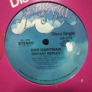 DAN HARTMAN / INSTANT REPLAY /GARAGE/JOE CLAUSSELL/TIMMY REGISFORD/DAFT PUNK,MUSIQUE ネタ