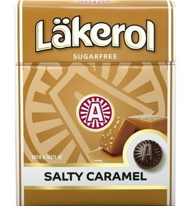 Cloetta Lakerol クロエッタ ラケロール 塩キャラメル味 1箱×25g フィンランドのお菓子です