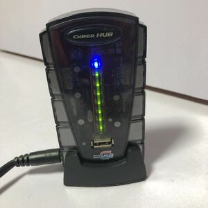 中古USB-HUB212DS　USB2.0ハブ（7ポート）サンワサプライ　CP-H720P ACアダプタ付　動作確認済 SHA319