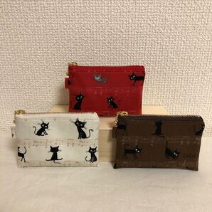 ハンドメイド ミニポーチ3色セット