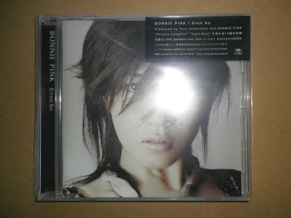 【即決/美品】CD BONNIE PINK「Even So」 