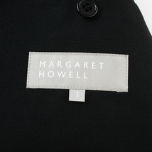 MARGARET HOWELL マーガレットハウエル コットンリネン テーラードジャケット 1/ブラック【2400012579828】_画像7