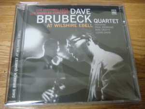 DAVE BRUBECK QUARTET AT WILSHIRE EBELL FRESH SOUND cd ボーナストラック5曲 PAUL DESMONDアット ウイルシャー エベル