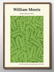 Art hand Auction 1-7528■¡Envío gratis!!Póster A3 William Morris Escandinavia/Corea/Pintura/Ilustración/Mate, residencia, interior, otros