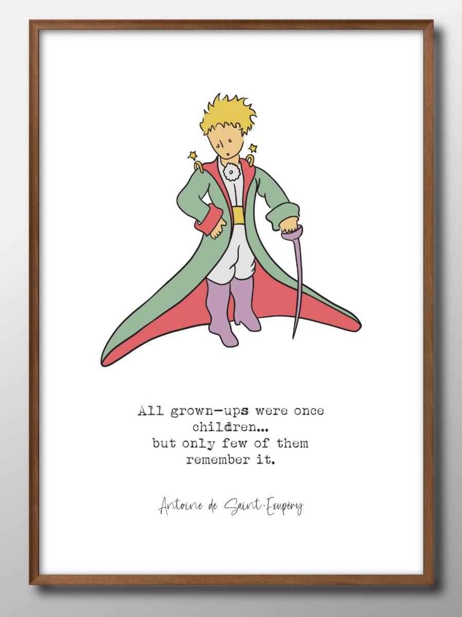 8487■Free shipping!! A3 poster The Little Prince Scandinavia/Korea/Painting/Illustration/Matte, residence, interior, others