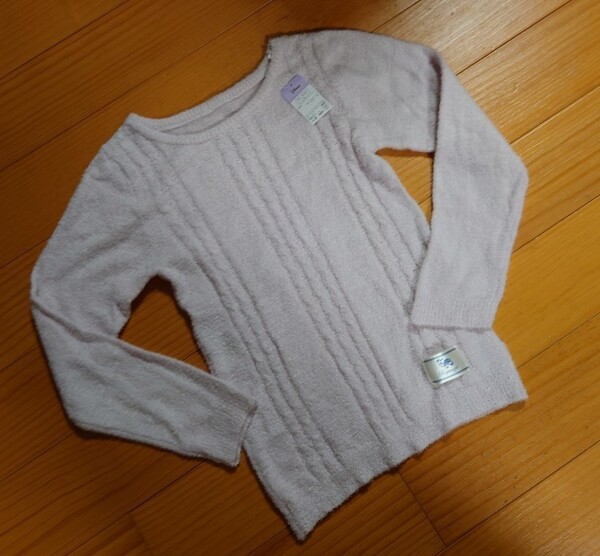★Lサイズ★新品★未使用★タグ付き★ディズニー★長袖★モール★ケーブル★薄ピンク色★ラプンツェル★パスカル★