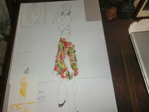 Art hand Auction Mutsuko, dos papeles, dibujo dibujado a mano, lápiz, Acuarela [1 postal incluida] Itookiyoshi, 2001, obra de arte, cuadro, retrato