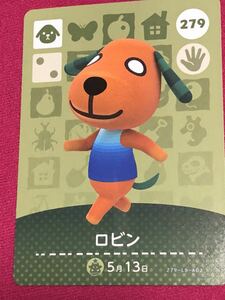  Animal Crossing amiibo card Robin 