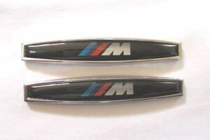 【新品・即決】BMW M パフォーマンス ロゴ クローム ステッカー 中 ２枚セット 7.8cm シール 