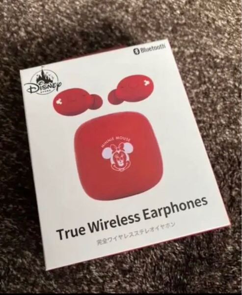 【コメントで100円引き】新品未開封!ディズニー購入 完全ワイヤレスイヤホンBluetooth ワイヤレスヘッドホン ミニーちゃん
