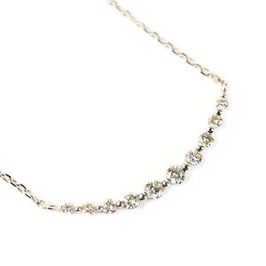 [ beautiful goods ] Vendome Aoyama diamond necklace dragon ru