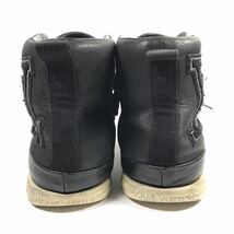 【ルイヴィトン】本物 LOUIS VUITTON 靴 25.5cm 黒 LVロゴモチーフ ハイカットシューズ スニーカー カジュアル レザー メンズ 伊製 6 1/2_画像4