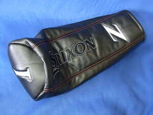スリクソン SRIXON Zシリーズ スリップオン/１Ｗ ドライバー用ヘッドカバー/黒ブラック赤合皮調♪程度良好・同梱可②