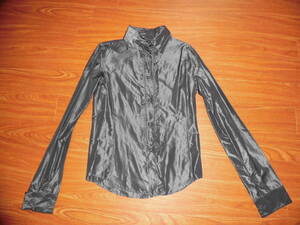  unused * theory * lustre black series long sleeve blouse, sample 