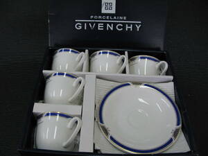 ジバンシー/GIVENCHY◆カップ＆ソーサー 5客セット◆未使用保管品② ヤマカ 山加