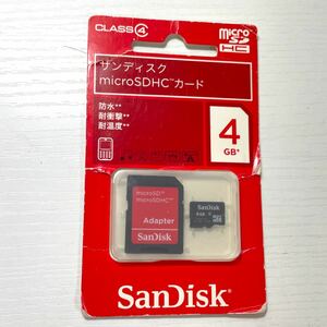 SanDisk microSDHCカード 4GB (SD変換アダプター付属) Class4 SDSDQ-004G-J35A