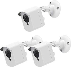 Wyze カメラ 壁取り付けブラケット 耐候性カバー セキュリティ壁取り付け Wyze Cam V2 V1 スポットカメラ用 屋内外用 ホワイト