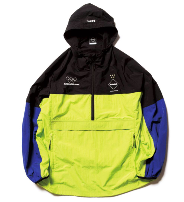 黒XL☆fcrb☆22aw☆スター☆アノラック☆ブリストル☆ジャケット