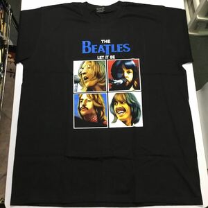SR3XLB1. ビッグサイズバンドTシャツ　XXXLサイズ　THE BEATLES ビートルズ