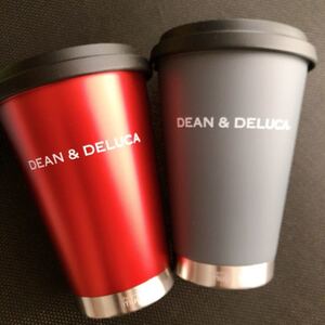 DEAN&DELUCA サーモタンブラー ホリデー限定カラー ラズベリーレッド・チャコールグレー