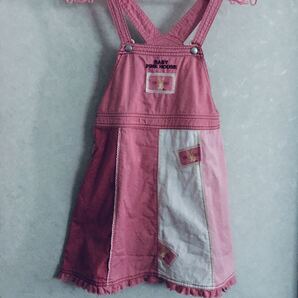 BABY PINK HOUSE ベビーピンクハウス 可愛いサロペットスカート 130cm ジャンパースカート