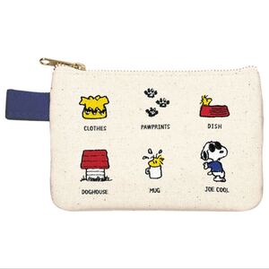 PEANUTS スヌーピー ポケットティッシュポーチ ポーチ フラットケース フラットポーチ メイクポーチ ティッシュポーチ