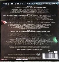 4CD＋DVD！ The Michael Schenker Group/ WALK THE STAGE - THE OFFICIAL BOOTLEG BOX SET_画像2