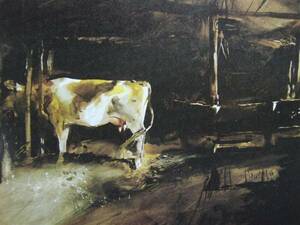 Andrew Wyeth、OLSONS' BARN、希少画集画、新品高級額、額装付、状態良好、油彩 風景、送料込み、fan