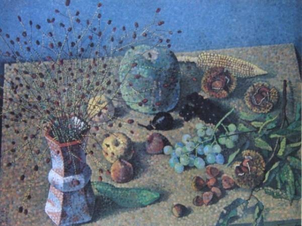 Makoto Takada Bodegón de otoño, pinturas raras de libros de arte, Nuevo marco de alta calidad, Con marco, Buen estado, paisaje de pintura al óleo, gastos de envío incluidos, eda, cuadro, pintura al óleo, pintura de naturaleza muerta