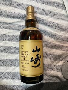 suntory サントリー山崎12年 ピュアモルトウイスキー 760ml 箱無し