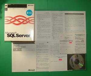 【1083】 4988648024892 Microsoft SQL Server 6.5 ５ユーザー システム メディア未開封 マイクロソフト データベース ソフト SQL サーバー