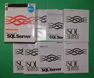 【556】 4988648024915 Microsoft SQL Server 6.5 25ユーザー システム Alpha MipsR PowerPCも対応 マイクロソフト データベース サーバー