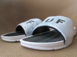 HUF SLIDE CONCRETE シャワー サンダル 28cm ハフ スライド コンクリート ロゴ 軽量 靴 スケートボード Keith Hufnagel キース・ハフナゲル